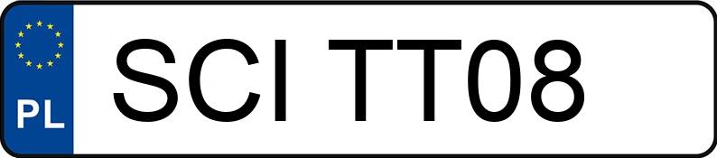 Numer rejestracyjny SCI TT08 posiada VOLKSWAGEN Polo III 1.4 Kat. MR`94 100 - SCITT08