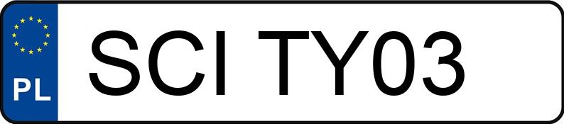 Numer rejestracyjny SCI TY03 posiada AUDI A6 2.5 TDi Kat. C4 - SCITY03