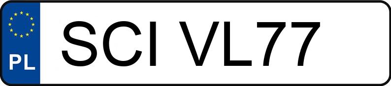 Numer rejestracyjny SCI VL77 posiada SCHMITZ CARGOBULL --- - SCIVL77