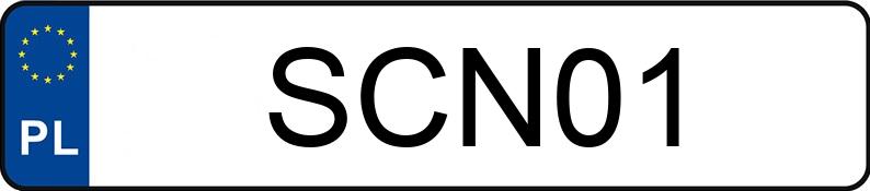 Numer rejestracyjny SCN 01 posiada SKODA FABIA - SCN01 Numer rejestracyjny SCN 01 posiada SKODA FABIA - SCN01