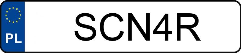 Numer rejestracyjny SCN 4R posiada CADILLAC SEVILLE - SCN4R