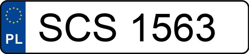 Numer rejestracyjny SCS 1563 posiada FSO POLONEZ CARO - SCS1563