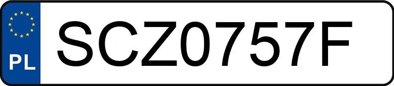 Numer rejestracyjny SCZ 0757F posiada MAN TGX - SCZ0757F