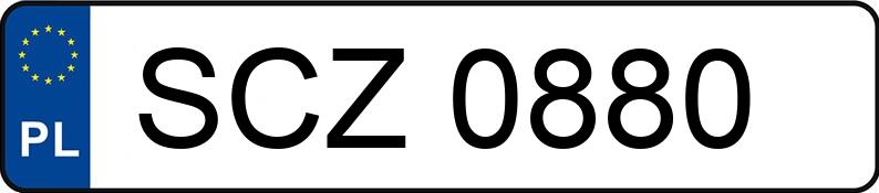 Numer rejestracyjny SCZ 0880 posiada CITROEN ZX 20i 16V Kat. MR`95 ZX 20i 16V Kat. MR`95 - SCZ0880