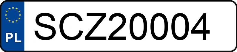 Registreringsnummeret SCZ 20004 har HONDA CRX CRX - SCZ20004