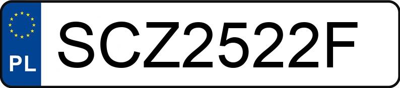 Numer rejestracyjny SCZ 2522F posiada DACIA DUSTER - SCZ2522F