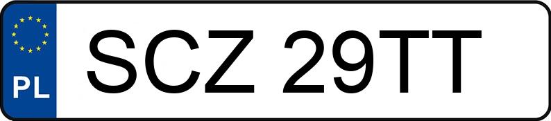 Numer rejestracyjny SCZ 29TT posiada TRABANT 601 0.6 S - SCZ29TT