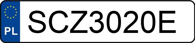 Numer rejestracyjny SCZ 3020E posiada MERCEDES-BENZ C 63 AMG - SCZ3020E