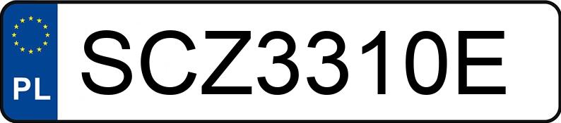 Numer rejestracyjny SCZ 3310E posiada BMW 330i Cabrio Kat. MR`02 E3 E46 Ci - SCZ3310E
