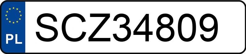 Numer rejestracyjny SCZ 34809 posiada VOLKSWAGEN Caddy Caddy 2.0 TDI - SCZ34809