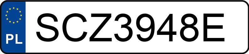 Numer rejestracyjny SCZ 3948E posiada TOYOTA AVENSIS - SCZ3948E