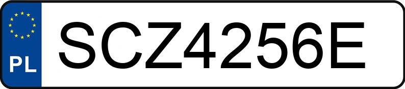 Numer rejestracyjny SCZ 4256E posiada MAZDA 3 - SCZ4256E