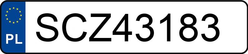 Numer rejestracyjny SCZ 43183 posiada FIAT SCUDO - SCZ43183