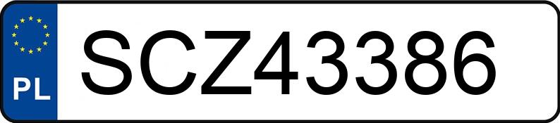 Numer rejestracyjny SCZ 43386 posiada RENAULT TRAFIC 1.9 DCI - SCZ43386