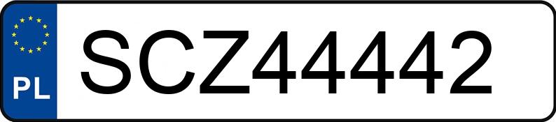 Numer rejestracyjny SCZ 44442 posiada OPEL Vectra C 1.8 MR`02 E3 Elegance - SCZ44442