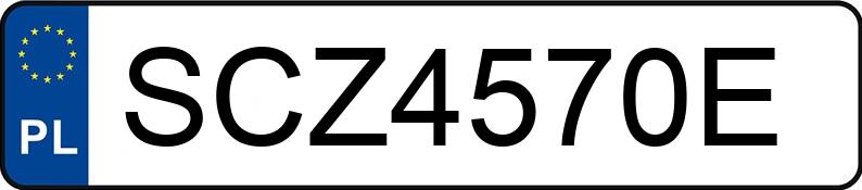 Numer rejestracyjny SCZ 4570E posiada OPEL VIVARO-B - SCZ4570E