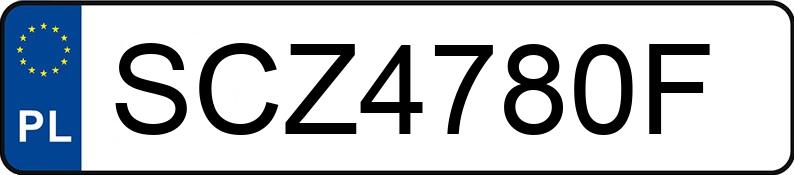 Numer rejestracyjny SCZ 4780F posiada RENAULT TRAFIC L - SCZ4780F