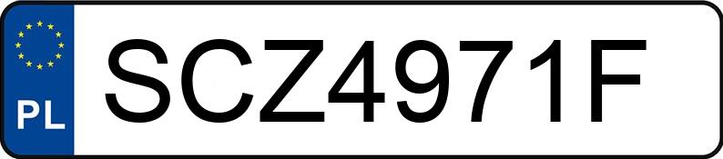 Numer rejestracyjny SCZ 4971F posiada BMW 525I - SCZ4971F