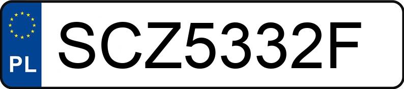 Numer rejestracyjny SCZ 5332F posiada MERCEDES-BENZ CLA 45 AMG - SCZ5332F