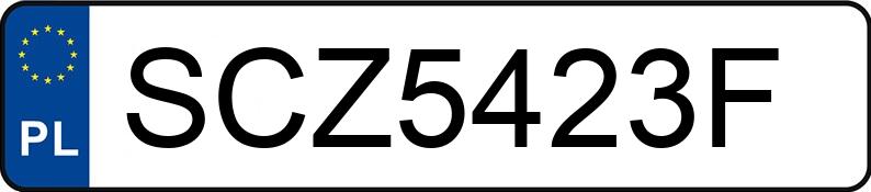 Numer rejestracyjny SCZ 5423F posiada KIA Rio 1.4 MR`12 E5 M Aut. - SCZ5423F