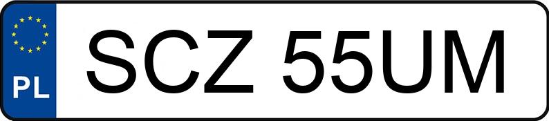 Numer rejestracyjny SCZ 55UM posiada HONDA CIVIC 5D - SCZ55UM