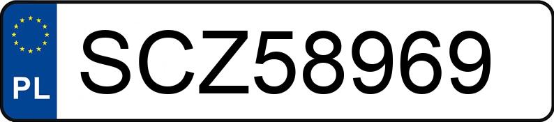 Numer rejestracyjny SCZ 58969 posiada BMW 320I - SCZ58969