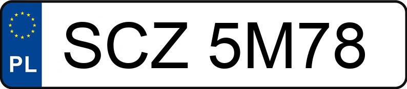 Numer rejestracyjny SCZ 5M78 posiada URSUS C 330M - SCZ5M78