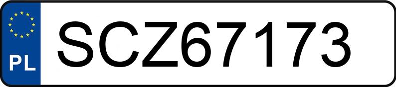 Numer rejestracyjny SCZ 67173 posiada FIAT Punto II 1.3 16V JTDM-jet MR`03 E4 Actual - SCZ67173