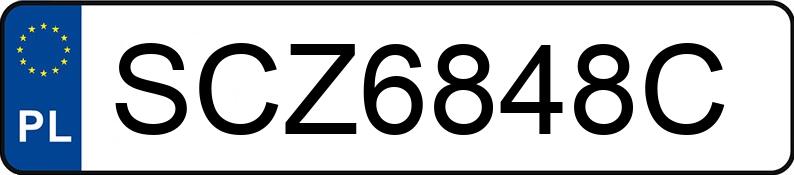 Numer rejestracyjny SCZ 6848C posiada SKODA FABIA COMBI - SCZ6848C
