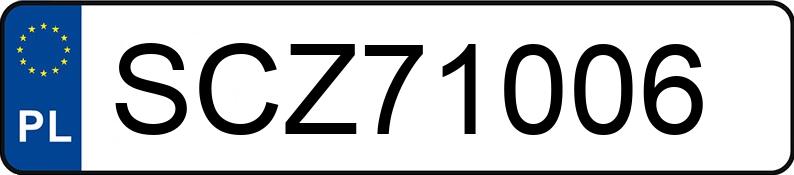 Numer rejestracyjny SCZ 71006 posiada RENAULT MEGANE - SCZ71006