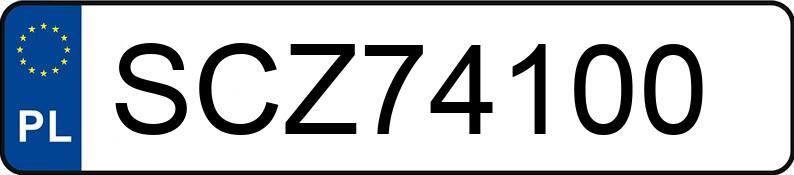 Numer rejestracyjny SCZ 74100 posiada TOYOTA Starlet Kat. S - SCZ74100