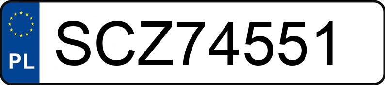 Numer rejestracyjny SCZ 74551 posiada AUDI Q7 MR`06 E4 4L Q7 MR`06 E4 4L - SCZ74551