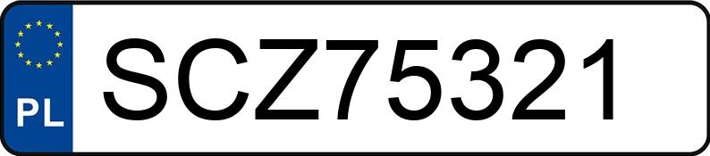 Numer rejestracyjny SCZ 75321 posiada ALFA ROMEO 147 - SCZ75321