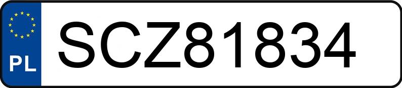 Numer rejestracyjny SCZ 81834 posiada BMW 325 - SCZ81834