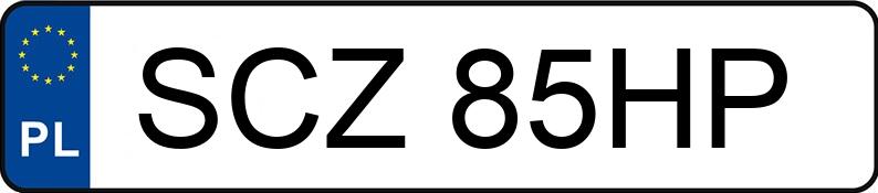 Numer rejestracyjny SCZ 85HP posiada Daewoo-FSO Polonez Caro Plus - SCZ85HP Numer rejestracyjny SCZ 85HP posiada Daewoo-FSO Polonez Caro Plus - SCZ85HP