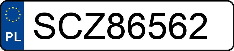 The registration number SCZ 86562 has LIEBHERR LTM 1055-3.2 - SCZ86562