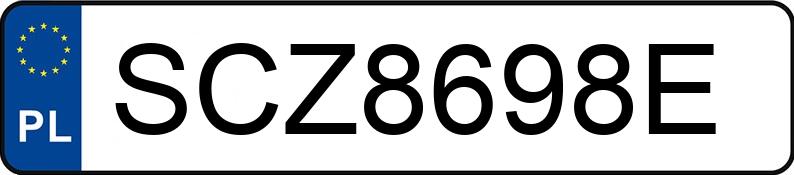 Numer rejestracyjny SCZ 8698E posiada BMW 320 Touring Diesel Kat. MR`01 E3 E46 320 Touring Diesel Kat. MR`01 E3 E46 - SCZ8698E