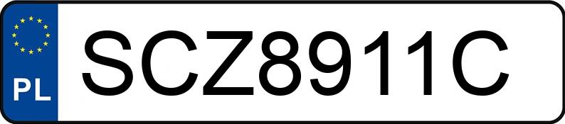 Numer rejestracyjny SCZ 8911C posiada HYUNDAI Tucson 1.6 T-GDI MR`21 E6d Smart - SCZ8911C