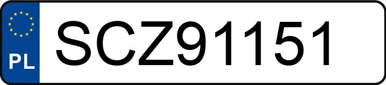 Numer rejestracyjny SCZ 91151 posiada AUDI A4 - SCZ91151