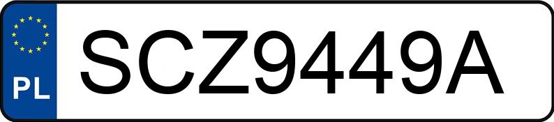 Numer rejestracyjny SCZ 9449A posiada JEEP Grand Cherokee IV MR`14 E6 Overland - SCZ9449A