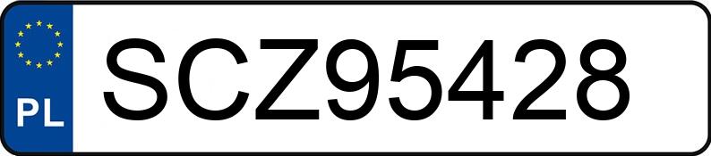 Numer rejestracyjny SCZ 95428 posiada SEAT IBIZA - SCZ95428