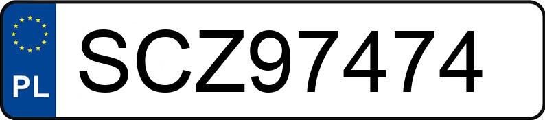 Numer rejestracyjny SCZ 97474 posiada BMW 530 Touring Diesel DPF MR`07 E4 E61 X - SCZ97474