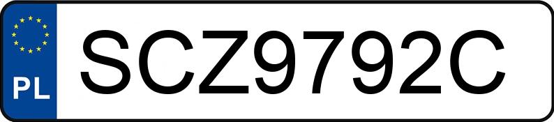 Numer rejestracyjny SCZ 9792C posiada RENAULT CLIO - SCZ9792C
