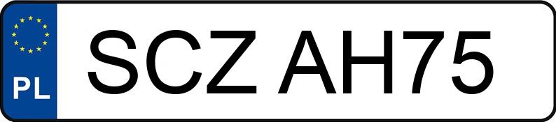 Numer rejestracyjny SCZ AH75 posiada VOLKSWAGEN Transporter T5 2.5 TDi MR`03 E3 3.0t Transporter T5 2.5 TDi MR`03 E3 3.0t - SCZAH75