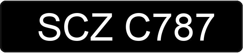 Numer rejestracyjny SCZ C787 posiada JAWA Szosowe TS 350 - SCZC787