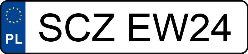 Numer rejestracyjny SCZ EW24 posiada AUDI 80 2.0 Kat. B4 80 2.0 Kat. B4 - SCZEW24