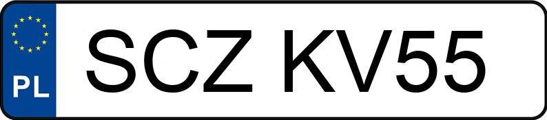 Il numero di registrazione SCZ KV55 ha FIAT Panda 1.1 MR`03 E4 Active - SCZKV55