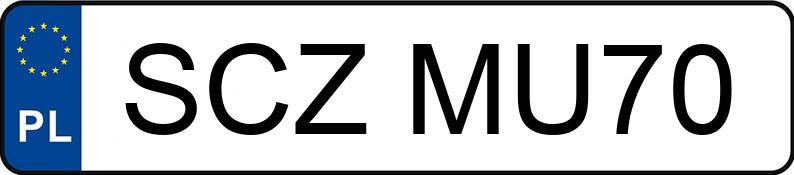 Numer rejestracyjny SCZ MU70 posiada FORD Focus 1.8 Kat. MR`98 Ghia - SCZMU70