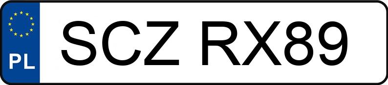 Numer rejestracyjny SCZ RX89 posiada BODEX 38 35.0t 38/KD/9.4 - SCZRX89