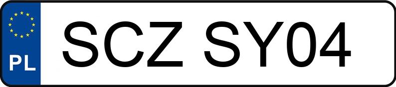 Numer rejestracyjny SCZ SY04 posiada FIAT PANDA - SCZSY04